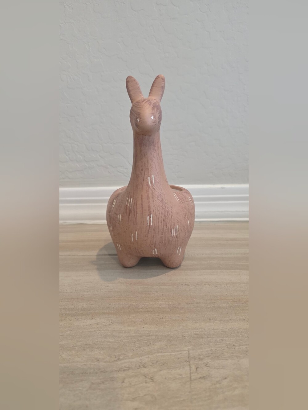 Pink Llama Ceramic Decorative Vase